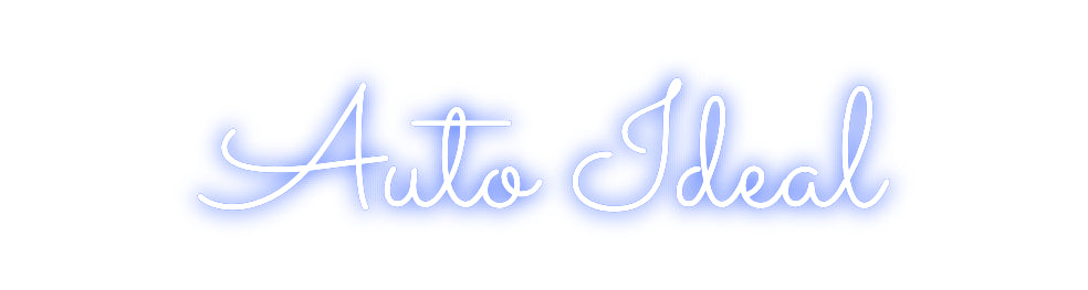 Individuelles Neon: Auto Ideal