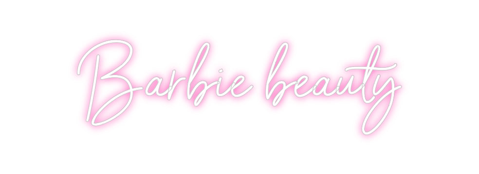 Individuelles Neon: Barbie beauty