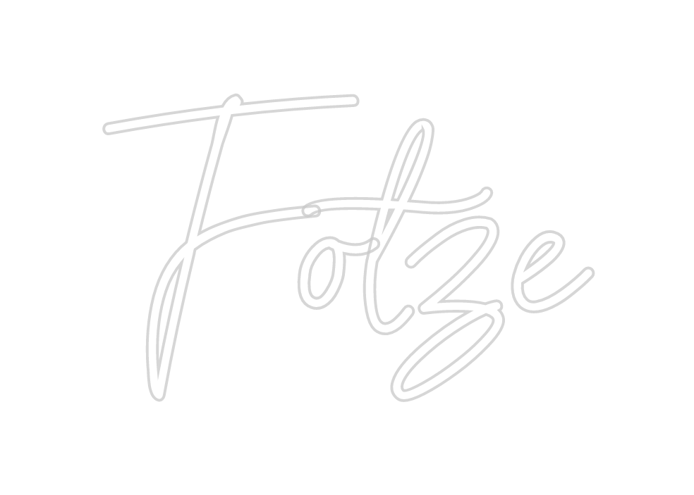 Individuelles Neon: Fotze