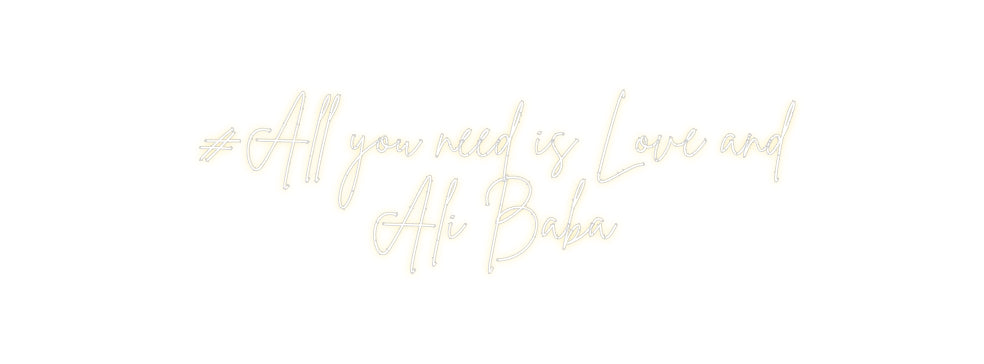 Individuelles Neon: #All you need...