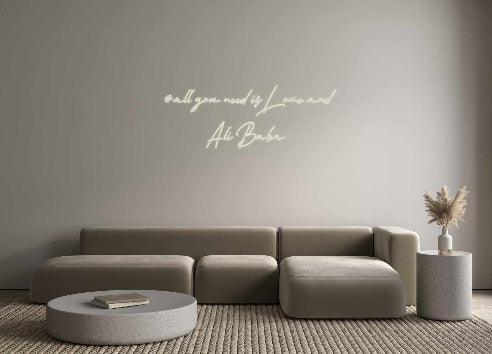 Individuelles Neon: #all you need...