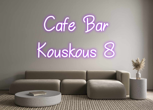 Individuelles Neon: Cafe Bar 
Ko...
