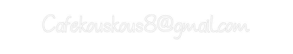 Individuelles Neon: Cafekouskous8...