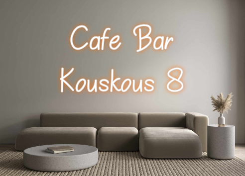 Individuelles Neon: Cafe Bar 
Ko...