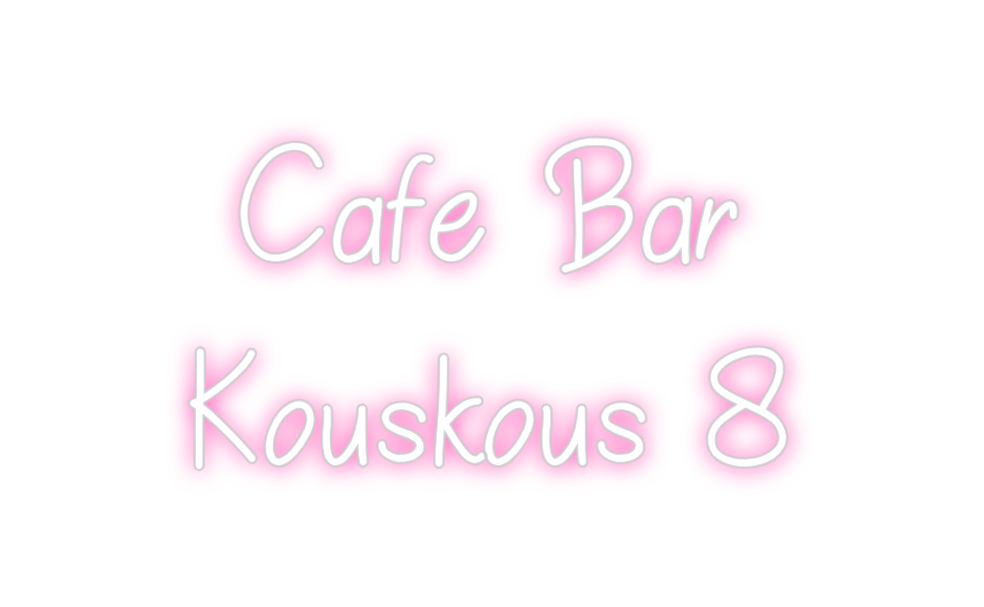 Individuelles Neon: Cafe Bar 
Ko...