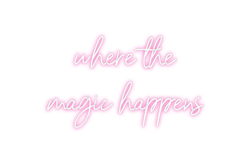 Individuelles Neon: where the 
m...