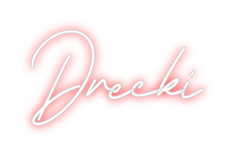 Individuelles Neon: Drecki