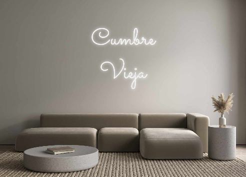 Individuelles Neon: Cumbre 
Vieja