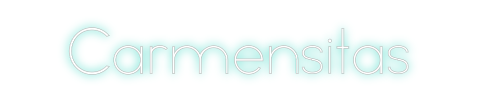 Individuelles Neon: Carmensitas