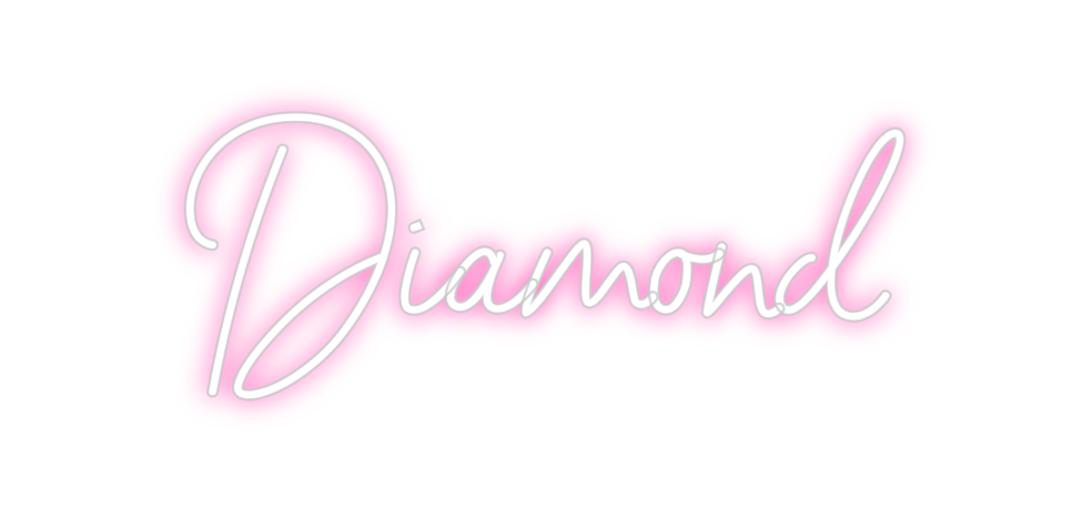 Individuelles Neon: Diamond