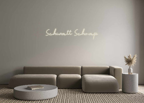 Individuelles Neon: Schwatt Schoap