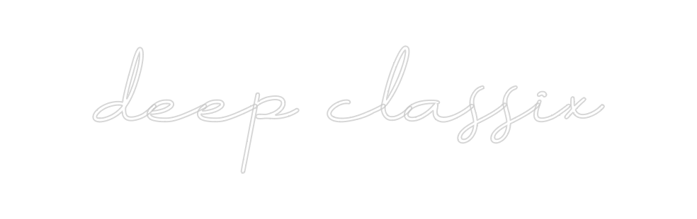 Individuelles Neon: deep classix