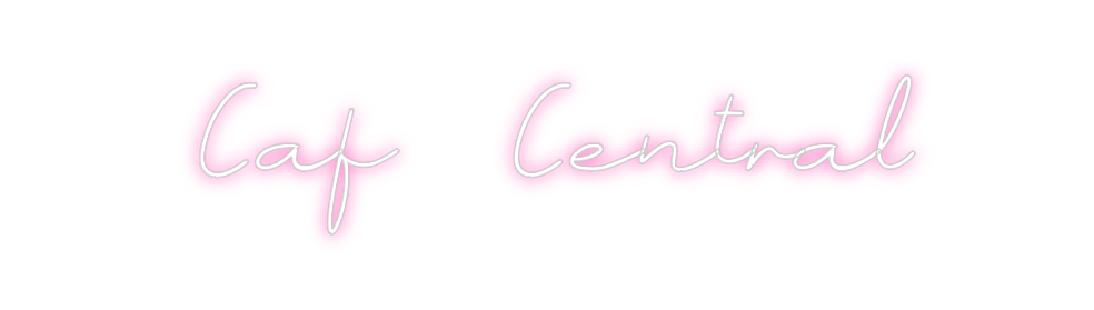 Individuelles Neon: Café Central