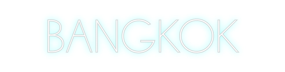 Individuelles Neon: BANGKOK