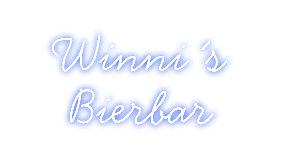 Individuelles Neon: Winni´s
Bier...