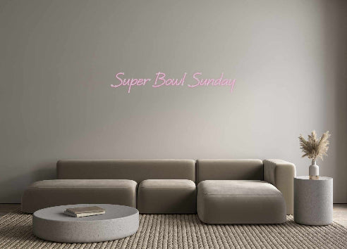 Individuelles Neon: Super Bowl Su...