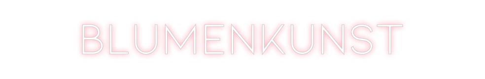 Individuelles Neon: Blumenkunst