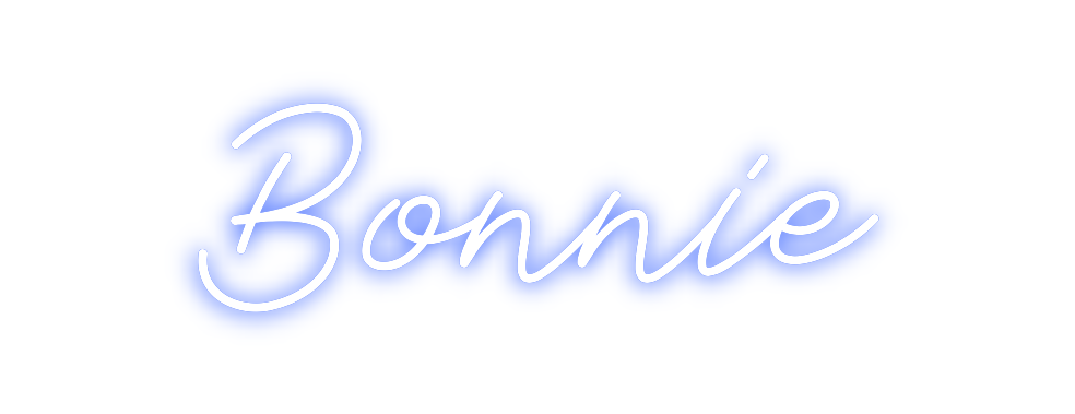 Individuelles Neon: Bonnie