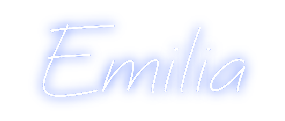 Individuelles Neon: Emilia