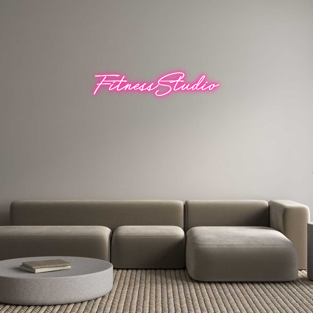 Individuelles Neon: FitnessStudio