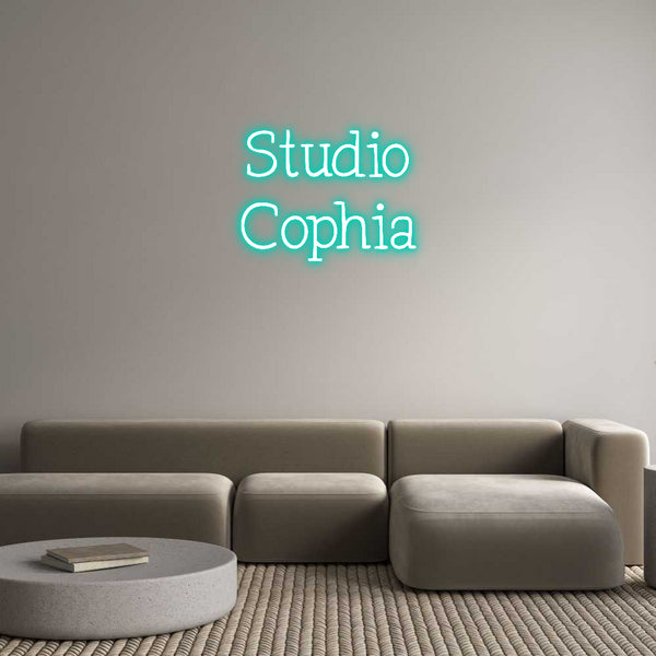 Individuelles Neon: Studio
Cophia