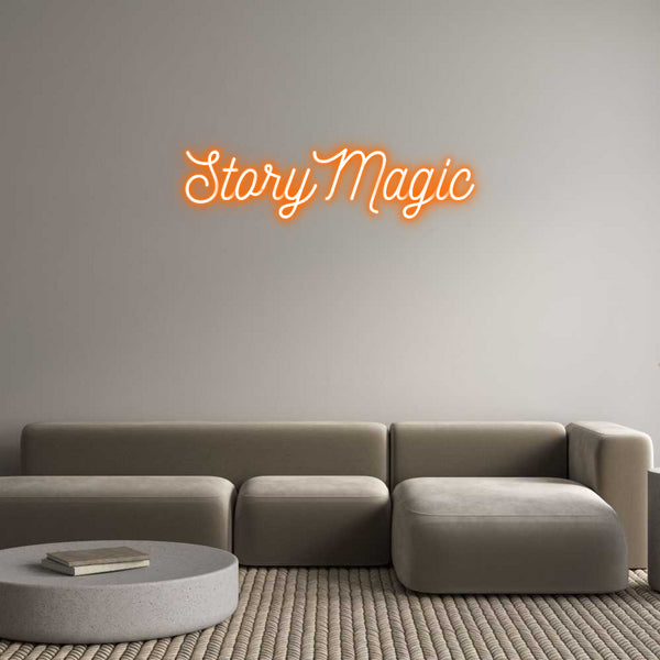 Individuelles Neon: StoryMagic