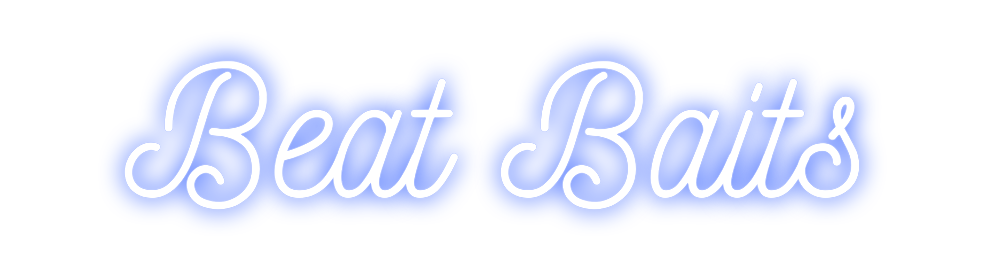 Individuelles Neon: Beat Baits