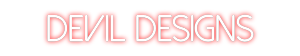 Individuelles Neon: Devil Designs