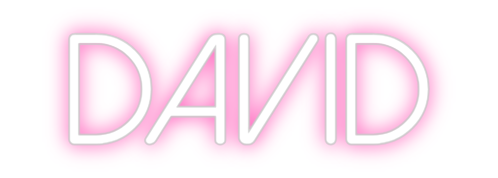 Individuelles Neon: David