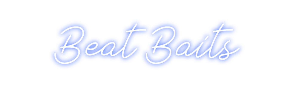 Individuelles Neon: Beat Baits