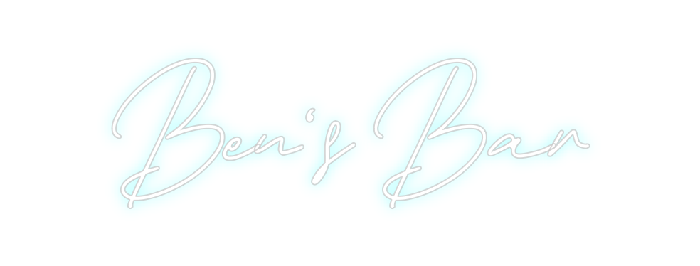 Individuelles Neon: Ben‘s Bar