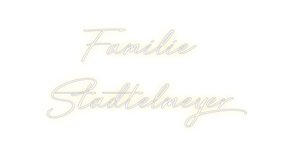 Individuelles Neon: Familie 
Sta...