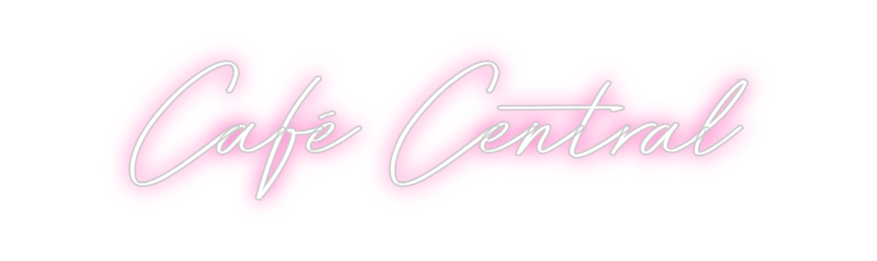 Individuelles Neon: Café Central