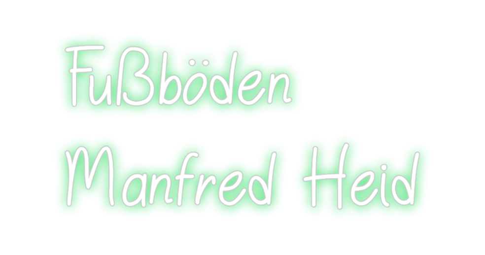 Individuelles Neon: Fußböden
Man...