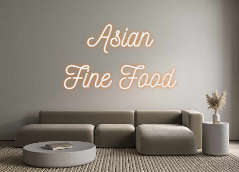Individuelles Neon: Asian
Fine F...