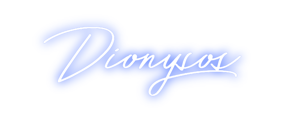 Individuelles Neon: Dionysos