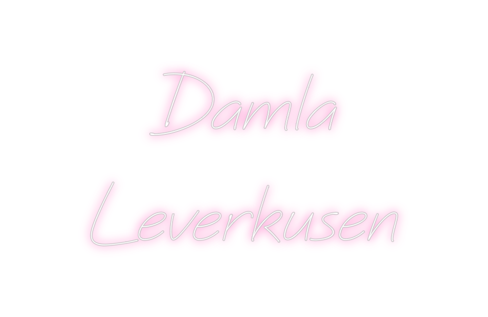 Individuelles Neon: Damla
Leverk...