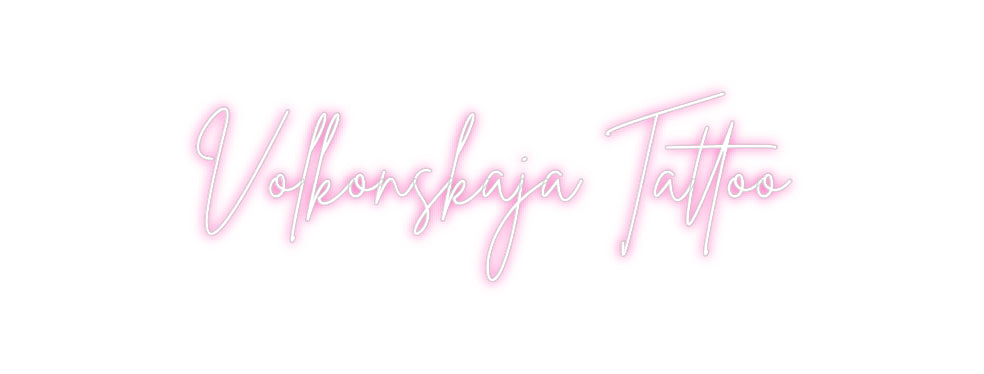 Individuelles Neon: Volkonskaja T...