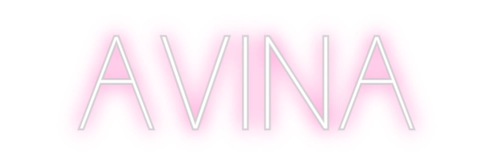 Individuelles Neon: AVINA