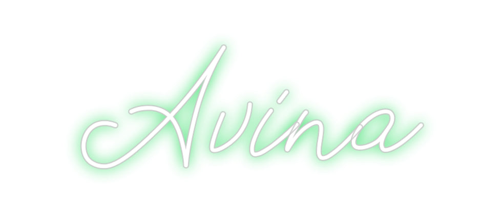Individuelles Neon: Avina