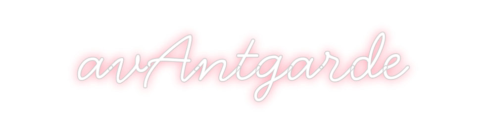 Individuelles Neon: avAntgarde