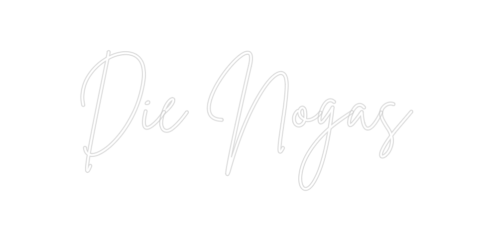 Individuelles Neon: Die Nogas