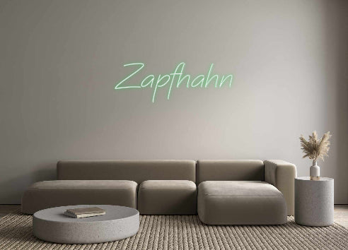 Individuelles Neon: Zapfhahn