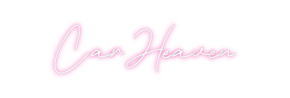 Individuelles Neon: Car Heaven