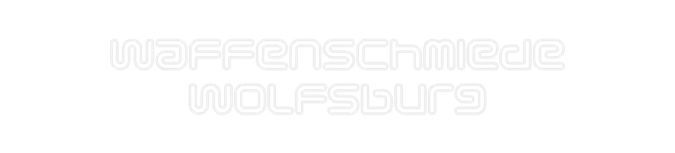 Individuelles Neon: Waffenschmied...