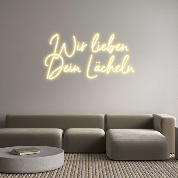 Individuelles Neon: Wir lieben
D...