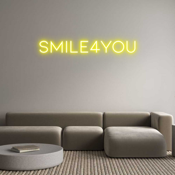 Individuelles Neon: Smile4you