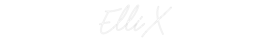 Individuelles Neon: ElliX