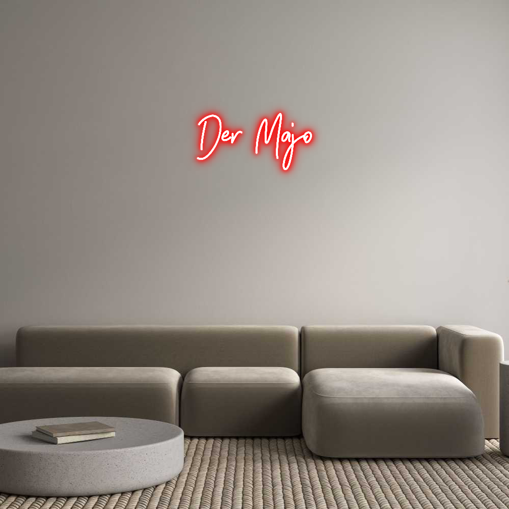 Individuelles Neon: Der Majo