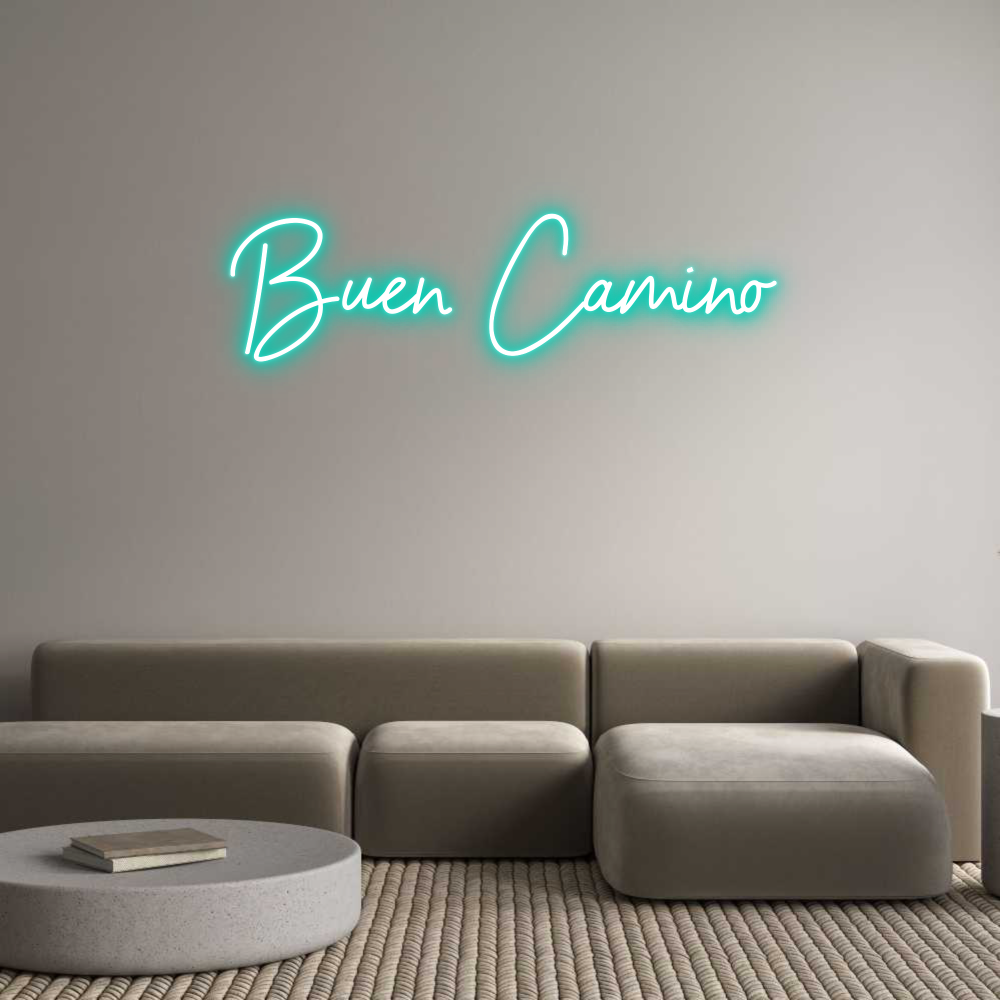 Individuelles Neon: Buen Camino